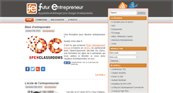 Desktop Screenshot of futurentrepreneur.fr
